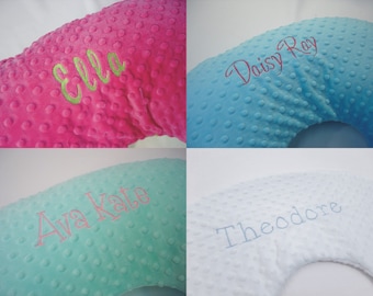 Personalized Embroidered Nursing Pillow Cover