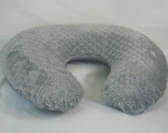 Silver Gray Nursing Pillow Cover