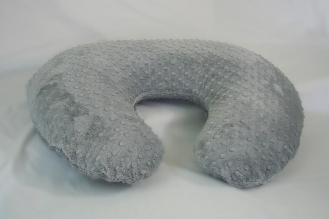 Gray Boppy Pillow Cover Nursing Pillow Silver Etsy