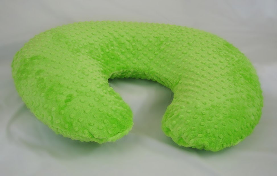 Green Boppy Pillow Cover Nursing Pillow Lime