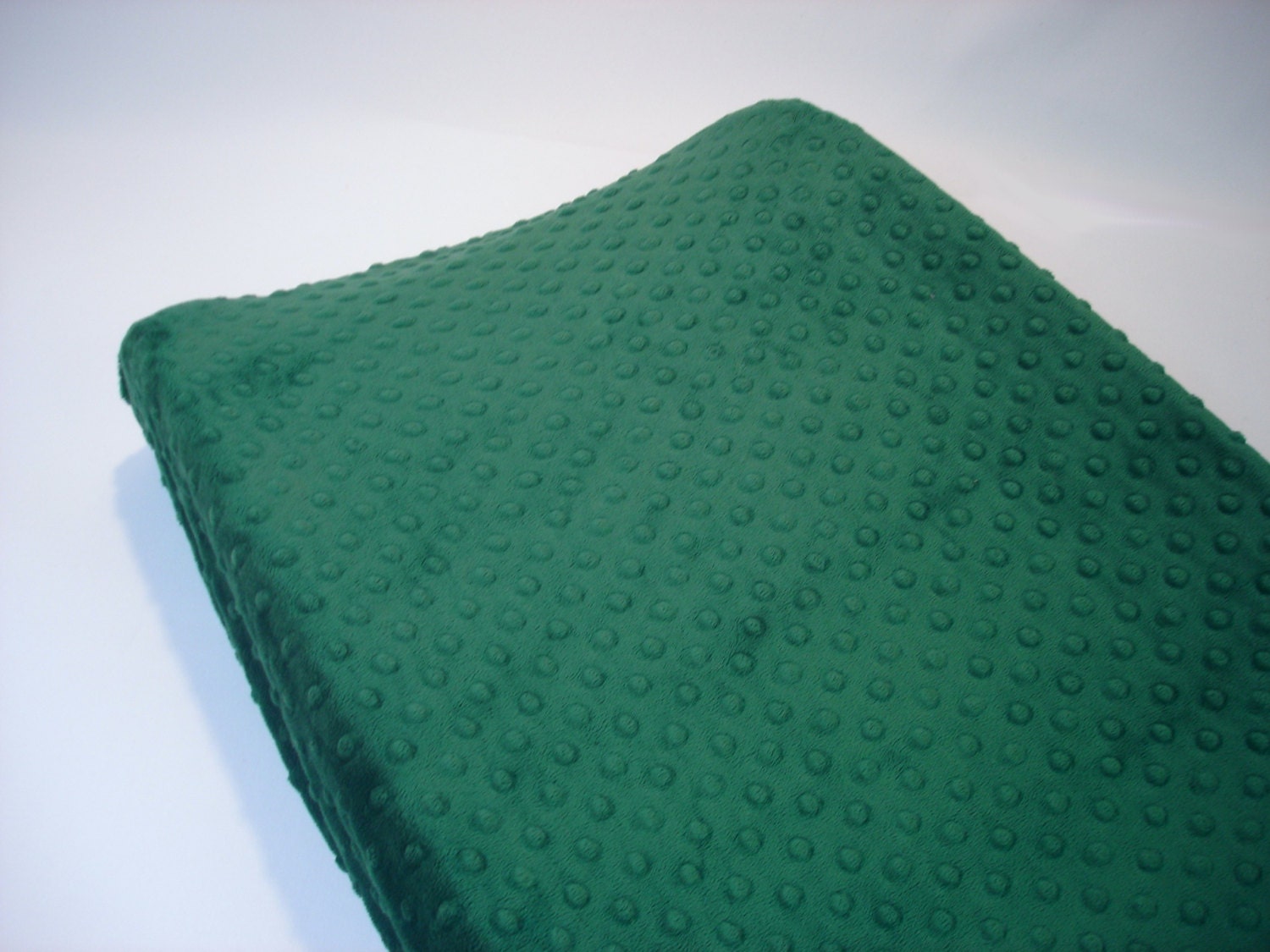 green changing pad cover