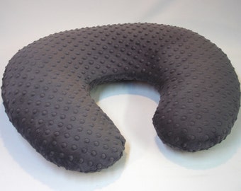 Titanium Dark Gray Nursing Pillow Cover