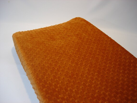 orange changing pad cover