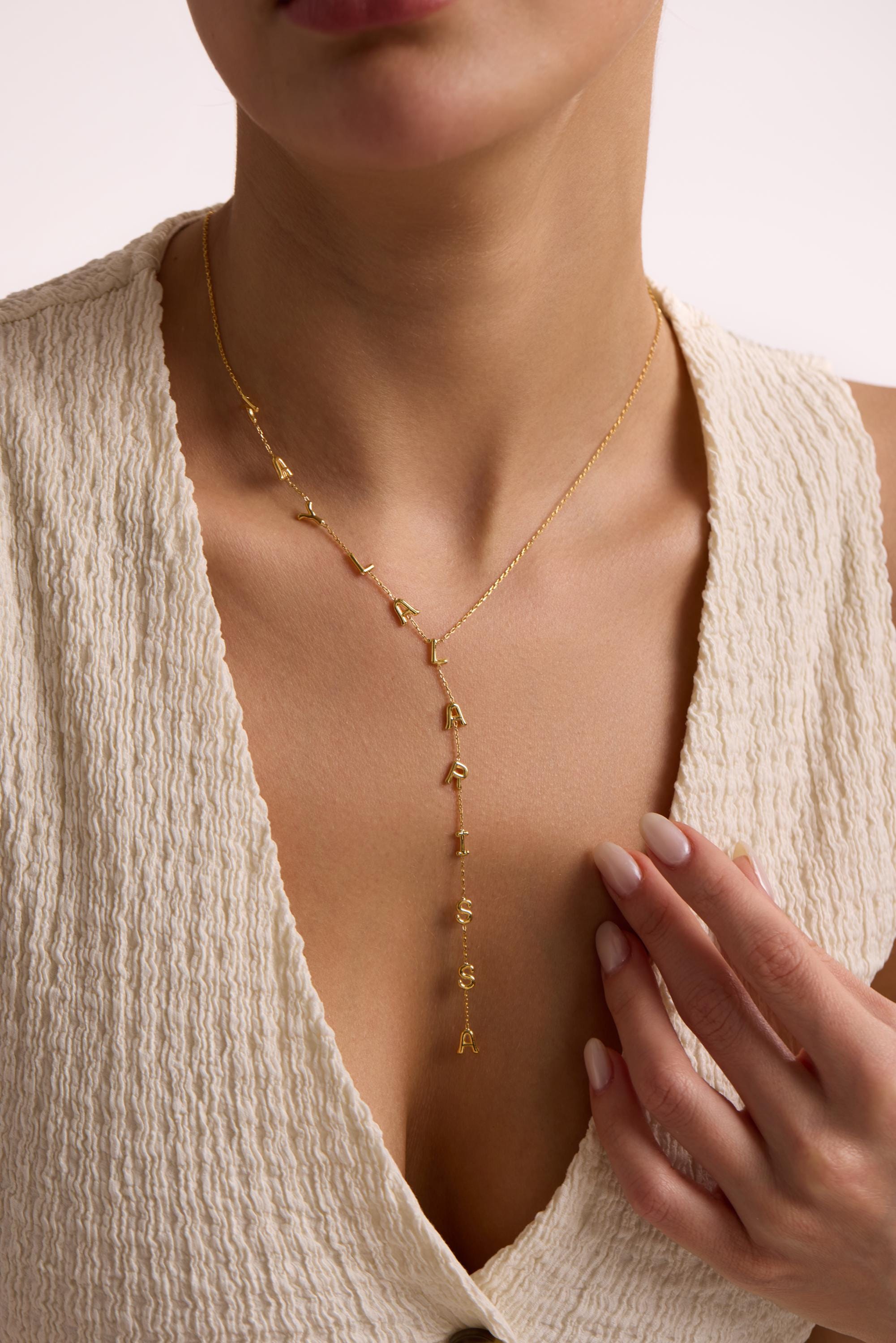 ネーム in クロス チョーカー ネックレス GOLD SILVER ROSEGOLD Rose gold initial necklace - Etsy 日本