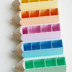 Organizador de bolígrafos personalizado con forma de lápiz, estuche extragrande para lápices, bonito soporte para bolígrafos y artículos pequeños estilo lápiz.