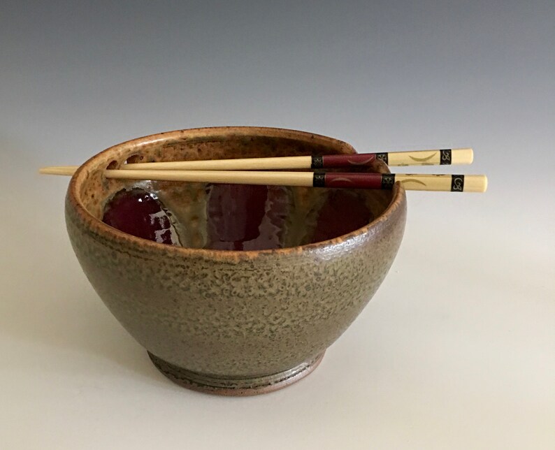 Handmade Rice Bowl Pottery Noodle Bowl Ceramic Bowl Etsy