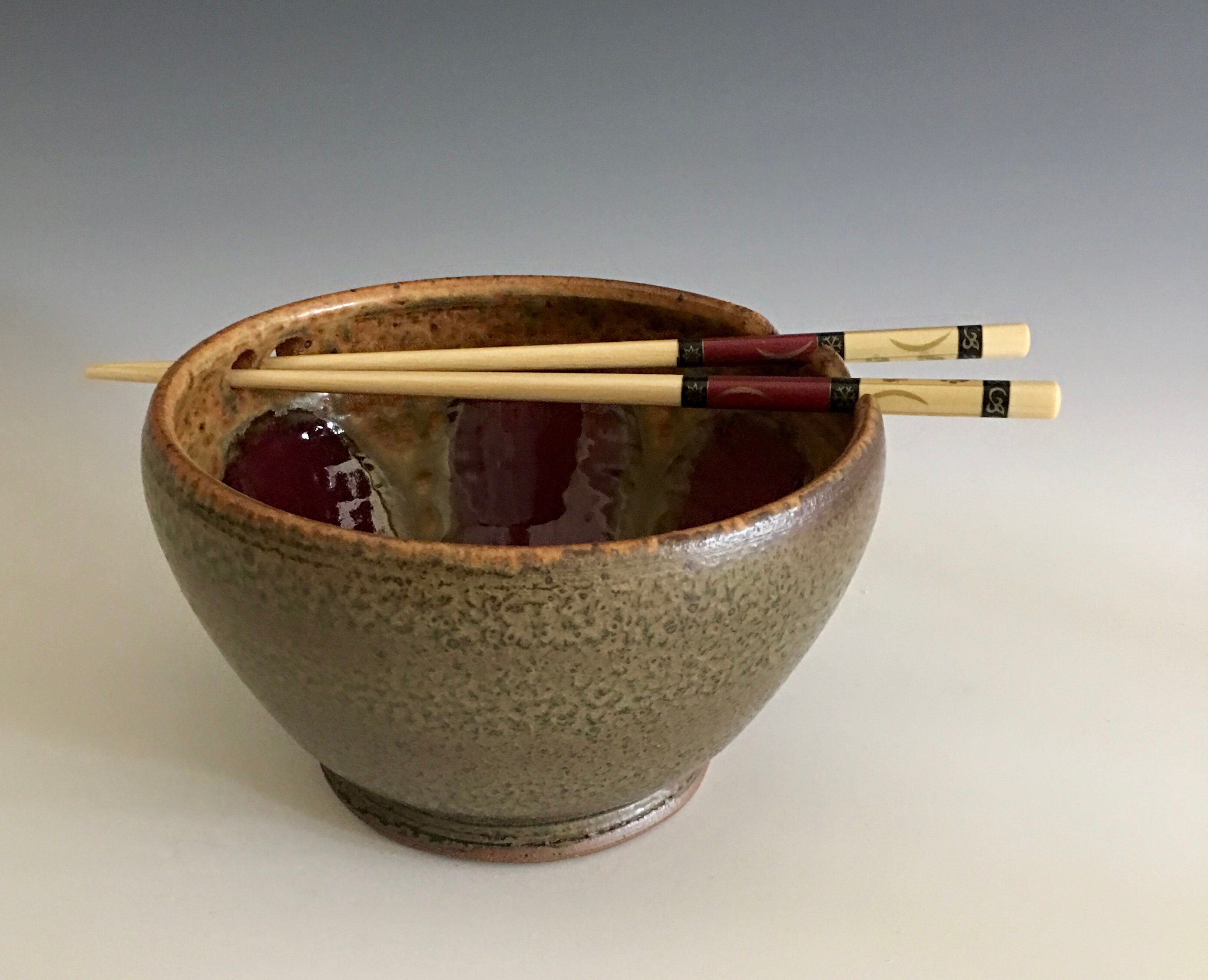 Handmade Rice Bowl Pottery Noodle Bowl Ceramic Bowl Etsy