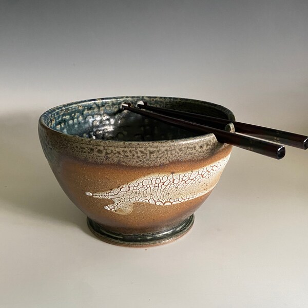 Handmade Pottery Ramen Bowl; Pottery Rice Bowl; Pho Bowl