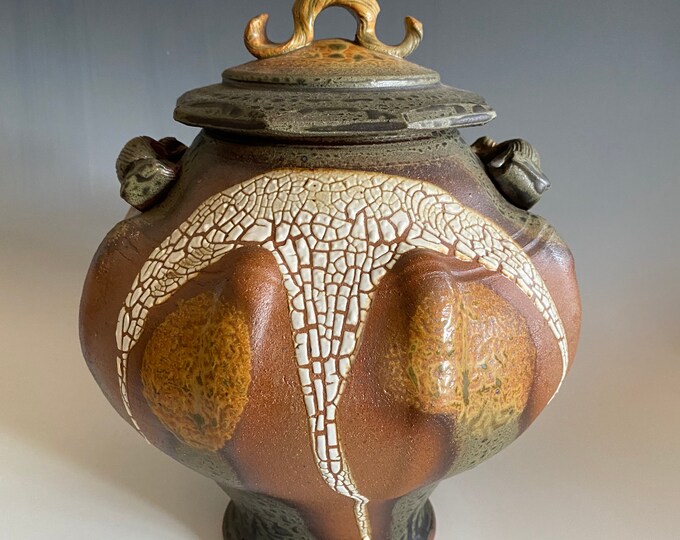 Pottery Jar Handmade Jar Lidded Jar Pottery Container Etsy