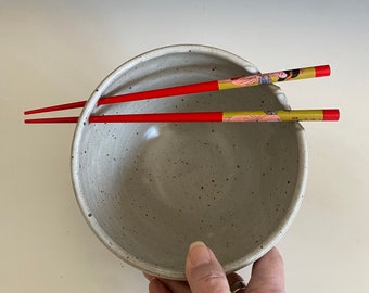 Handmade Pottery Ramen Bowl; Pottery Rice Bowl; Pho Bowl