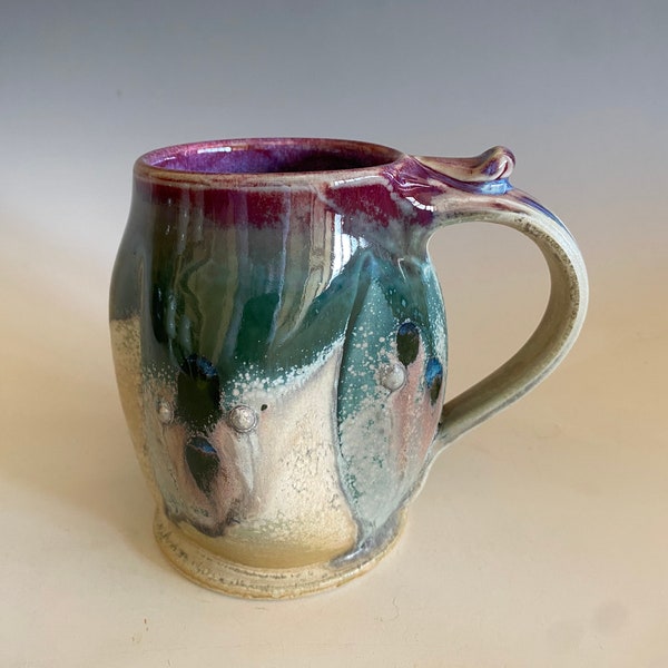 Pottery Mug; Handmade Coffee Mug; Porcelain Mug