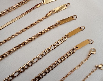 18K Gold Filled Kettenhalskette: Wasserdichte zierliche Styles
