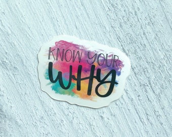 Sticker- Know Your Why