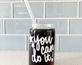 You Can Do It // Soda Can Glass