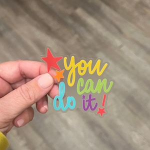 Je kunt het doen Sticker