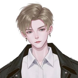 Live2d model: Blond hair boy –Vtuber Model FULLY RIGGED - Ready to use!