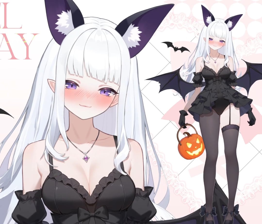 White Succubus –vtuber Model FULLY RIGGED - Ready to Use! - Etsy