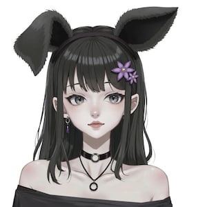 Live2Dモデル：犬耳を付けた女の子 - Vtuberモデル完全装備 - すぐに使用可能！
