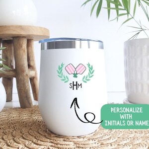 Personalisierter Pickleball Becher pickleball Weihnachten benutzerdefinierte Weinbecher Muttertagsgeschenk benutzerdefinierte pickleball Becher pickleball Geschenk