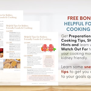 Kidney-Friendly Food List PDF: Renal diet guide with foods to eat & avoid, low potassium, low phosphorus options, tips for CKD meal planning, categorized fruits, vegetables, grains, proteins, dairy & more. Perfect for managing chronic kidney disease