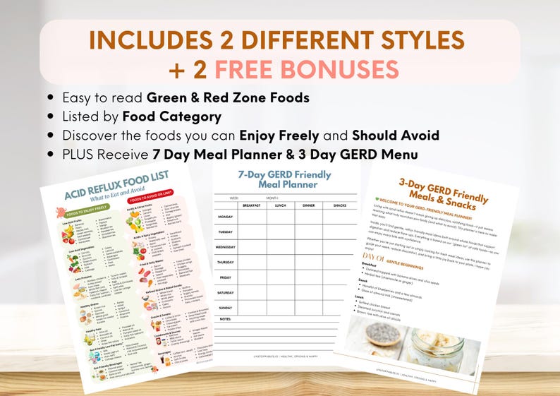 Food And Condiments Chart.pdf GERD Diet Food List - GERD Food Chart & Meal Plan - Help for Acid ...