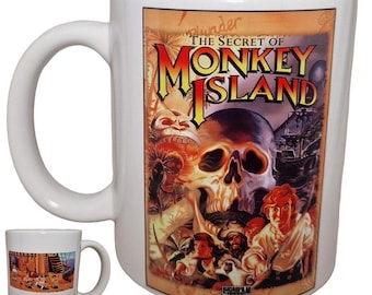 Monkey Island for Commodore Amiga Retro mug is perfect as an office or home mug a Gift for Friends, Gift For Colleagues Birthday Dad and Mum