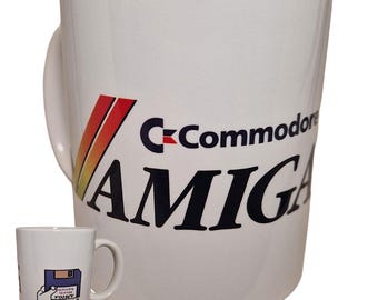 Commodore Amiga Workbench Retro mug is perfect as an office or home mug, a Gift for Friends, Gift For Colleagues, Birthday, Dad and Mum