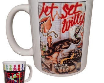 Jet Set Willy for ZX Spectrum - Retro mug is perfect for office or home mug, a Gift for Friends, Gift For Colleagues, Birthday, Dad and Mum