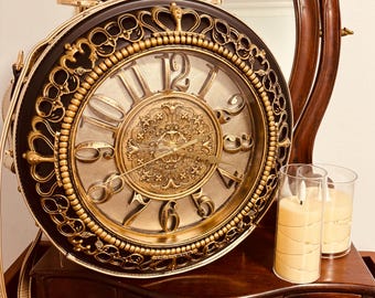 Retro Gold Clock Handbag | Boho | Bohemian | Trendy | Gift For Her | House Of Jax | Heritage Handbag clock