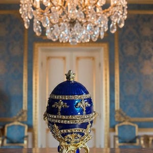 Russian Faberge Type Egg | Handcrafted | Occasion Gift | Trendy