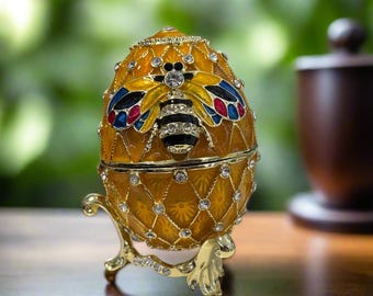 Faberge Type Egg | Collectables | Boho | Bohemian | Curio Cabinet | Trendy | House Of Jax
