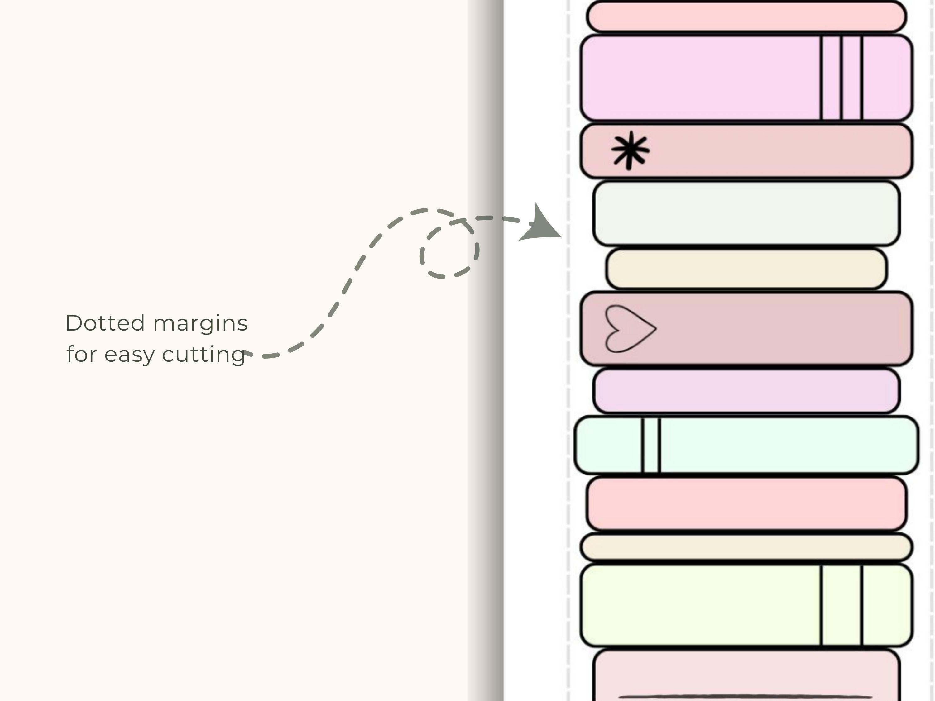 Book Reading Tracker Printable Bookmarks | 4 Designs in 1 PDF Digital ...