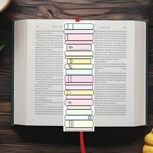 Book Reading Tracker Printable Bookmarks | 4 Designs in 1 PDF Digital ...