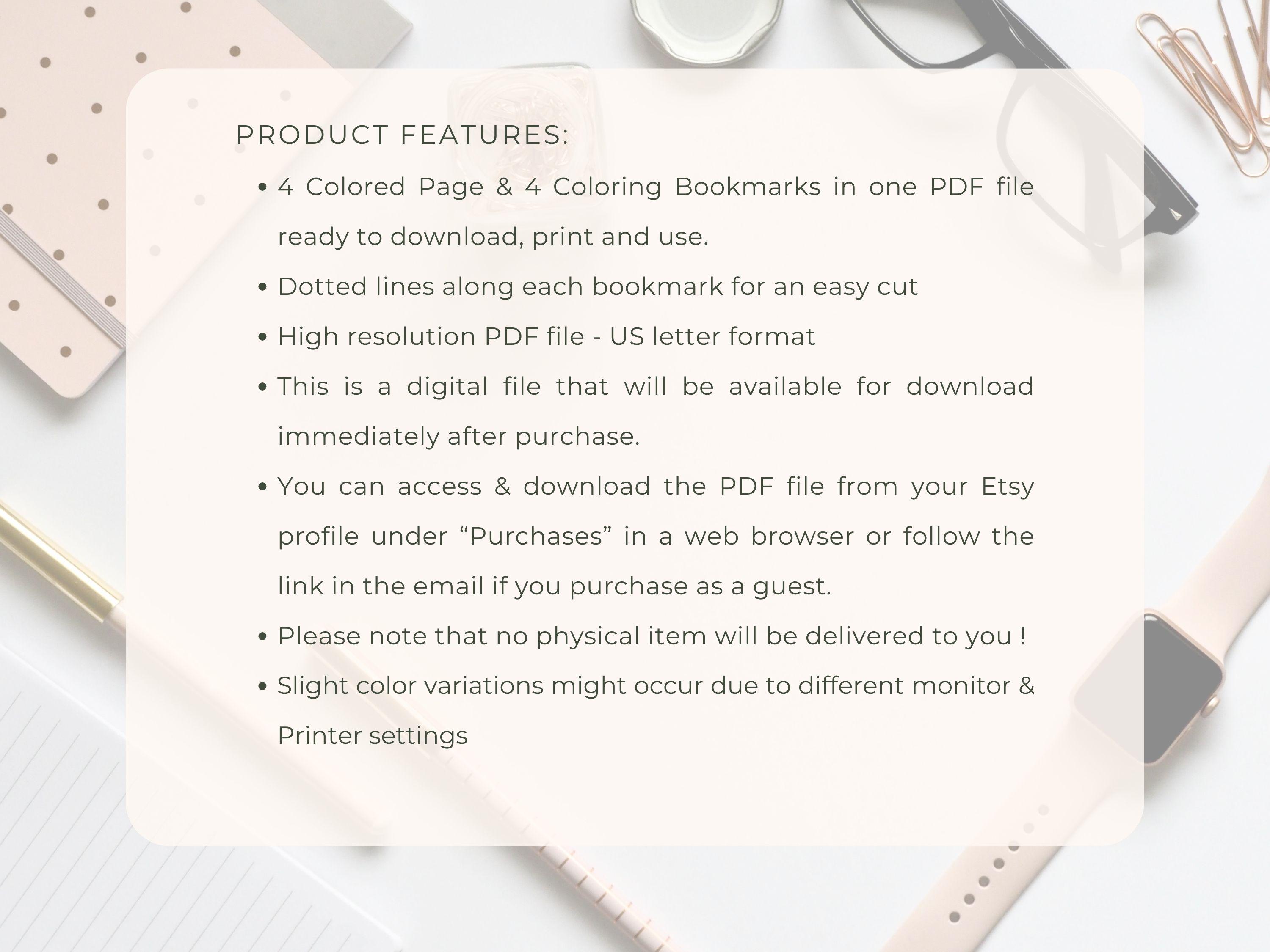 Book Reading Tracker Printable Bookmarks | 4 Designs in 1 PDF Digital ...