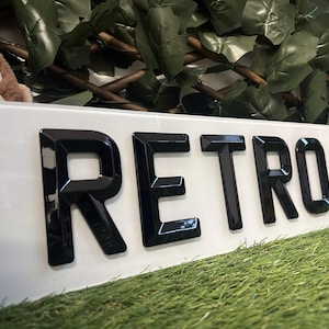 4D Retro Number Plates | Classic Style, Modern Tech
