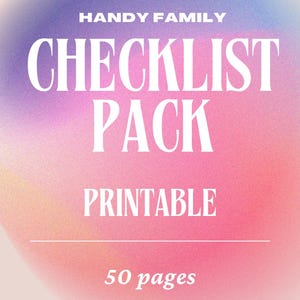Pakiet checklist | Szablon checklisty | Lista kontrolna podróży | Poręczna lista kontrolna | Spersonalizowana lista kontrolna | Niestandardowa lista kontrolna