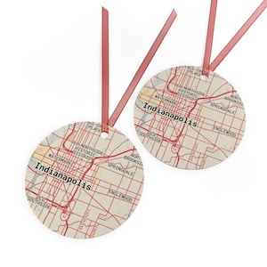 Personalisierte Weihnachtskarte Ornament - Benutzerdefinierte Urlaub Andenken - Einzigartiges Weihnachtsbaum Ornament Geschenk - Heimatstadt, Reise, überall!