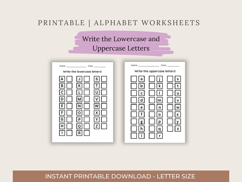 Handwriting Practice Sheet for Kids | Alphabet Tracing Worksheets ...