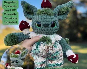 Fernie the Forest Guardian Troll | Crochet Pattern | Amigurumi Crochet | Fantasy Crochet Pattern | PDF Crochet Pattern | Crochet Plushie