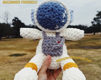Axiom the Astronaut | Crochet Pattern | Amigurumi Astronaut | Space Crochet Doll | Amigurumi Space | PDF Pattern | Beginner-Friendly Crochet