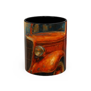 Vintage Truck Accent Coffee Mug, Rustic Decor, Perfect Gift for Car Lovers, Retro Home Kitchen, Unique Housewarming Mug, Automotive [...]