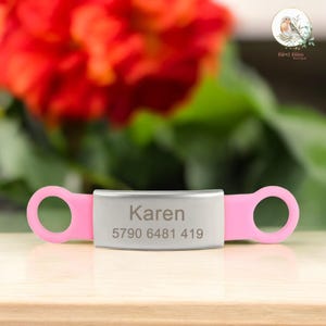 Silicone Engraved Pet ID Accessories, Customizable Dog or Cat ID Tags, Personalized Pet Collar Accessories, Pet Identification, Custom Pet