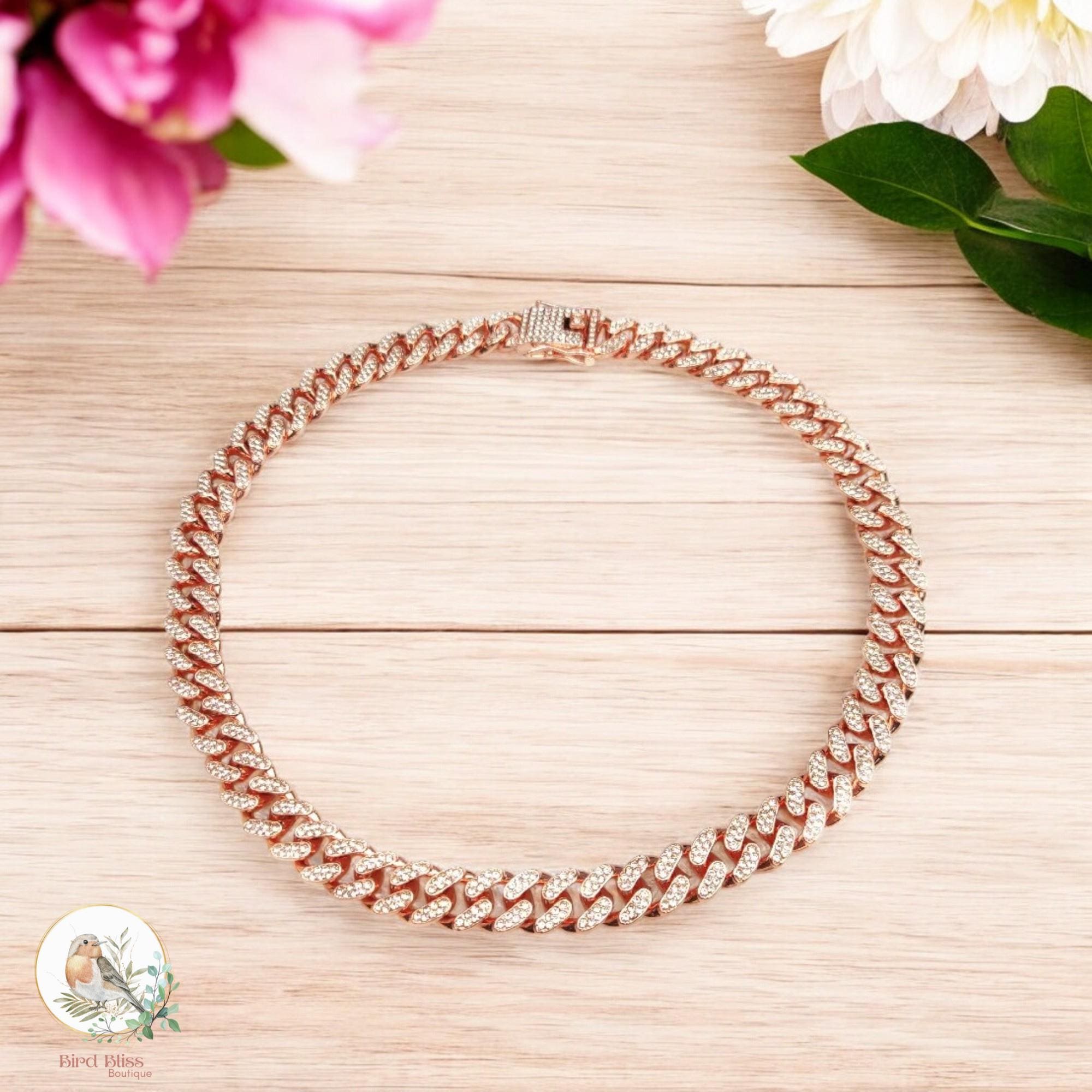 Luxury Copper Dog Chain Collar: Gold, Silver, Rose Gold Pet Necklace - Etsy