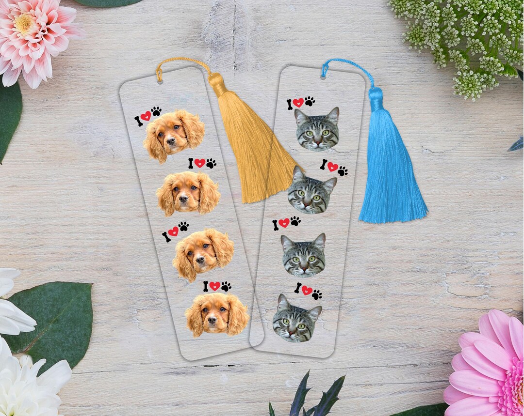 Personalised Pet Bookmark, Custom Pet Bookmark, Custom Bookmark ...