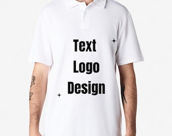 Custom Polo Shirt With Your Logo, Wholesale Polo Shirts, Photo or Text Print, Bulk Personalised Polo, Multi Colour Custom Polo, Wholesale