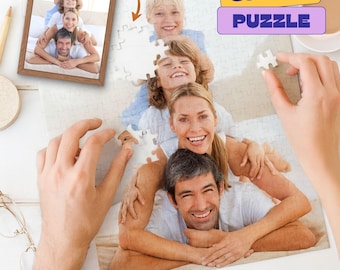 Custom Photo Puzzle – Personalised Jigsaw With Your Picture – Unique Gift for Anniversary, Birthday, Wedding – 300–1000 Pieces