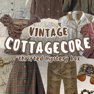 Cottagecore Mystery Box – Handpicked Vintage Clothing with Romantic Forest Girl Aesthetic