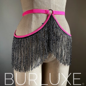 The Original Burluxe Delilah Fringe Burlesque Shimmy Belt image 1