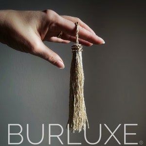 Individual Handmade Burlesque Chainette Tassel: Swarovski Crystal Costume Accessory