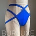 Regular Panel Classic Burluxe Diamond Burlesque Underbutt Strap Cage Panties Burluxe 